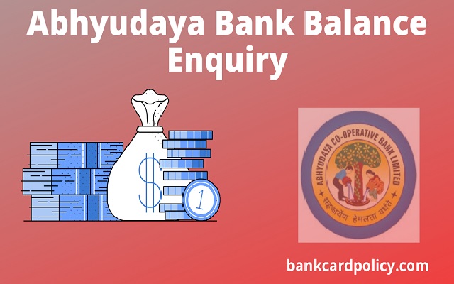 Abhyudaya Bank Balance Enquiry